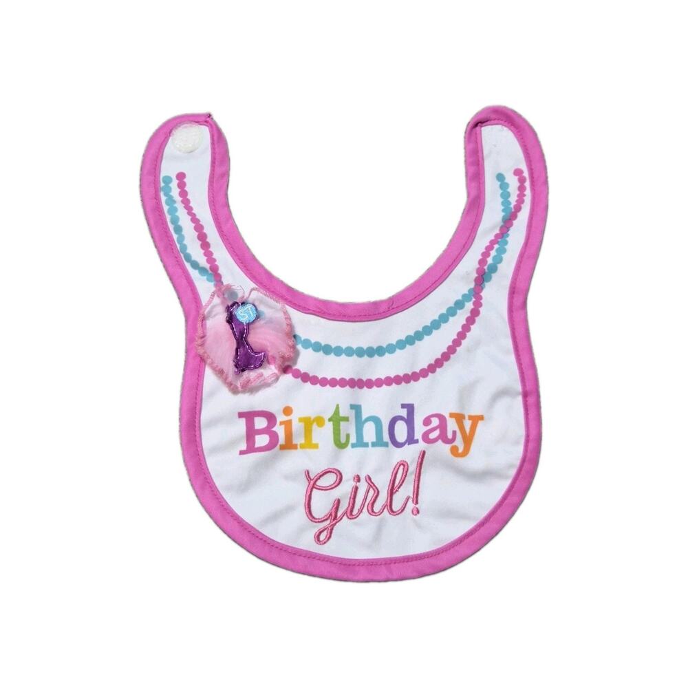 Happy 1st Birthday Bib - Girl